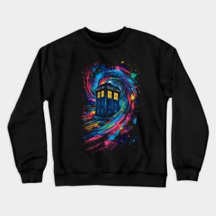 Dr Who Wibbly Wobbly Timey Wimey Crewneck Sweatshirt